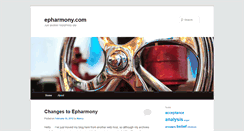 Desktop Screenshot of epharmony.com